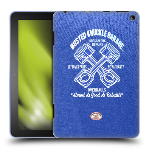 Busted Knuckle Garage Graphics Overhauls Soft Gel Case for Amazon Fire HD 8/Fire HD 8 Plus 2020