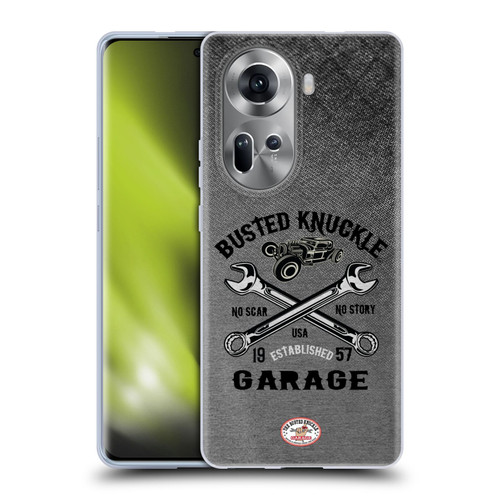 Busted Knuckle Garage Graphics No Scar Soft Gel Case for OPPO Reno11