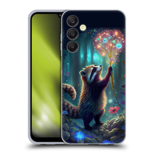 JK Stewart Key Art Raccoon Soft Gel Case for Samsung Galaxy A25 5G