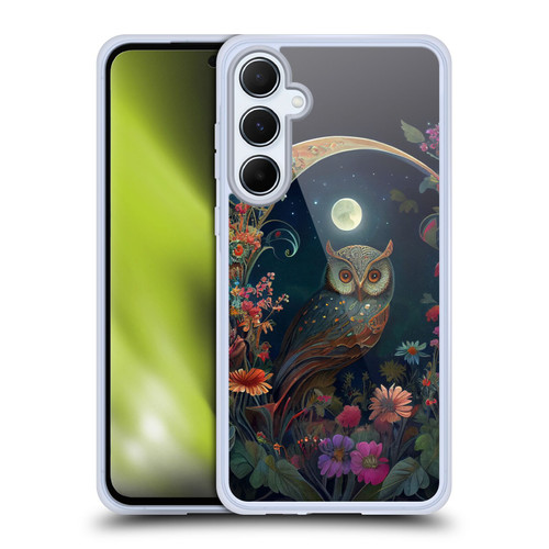 JK Stewart Key Art Owl Soft Gel Case for Samsung Galaxy A55 5G