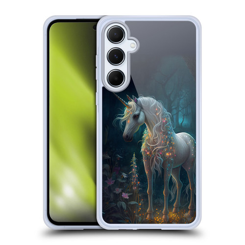 JK Stewart Key Art Unicorn Soft Gel Case for Samsung Galaxy A55 5G