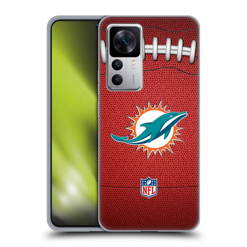 NFL Miami Dolphins Graphics Football Soft Gel Case for Xiaomi 12T 5G / 12T Pro 5G / Redmi K50 Ultra 5G