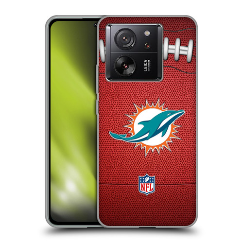 NFL Miami Dolphins Graphics Football Soft Gel Case for Xiaomi 13T 5G / 13T Pro 5G