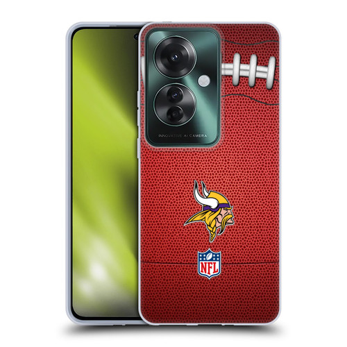 NFL Minnesota Vikings Graphics Football Soft Gel Case for OPPO Reno11 F 5G / F25 Pro 5G