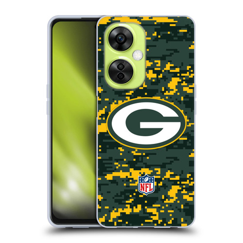 NFL Green Bay Packers Graphics Digital Camouflage Soft Gel Case for OnePlus Nord CE 3 Lite 5G