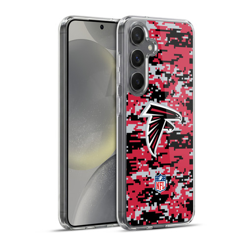 NFL Atlanta Falcons Graphics Digital Camouflage Soft Gel Case for Samsung Galaxy S24+ 5G & MagSafe