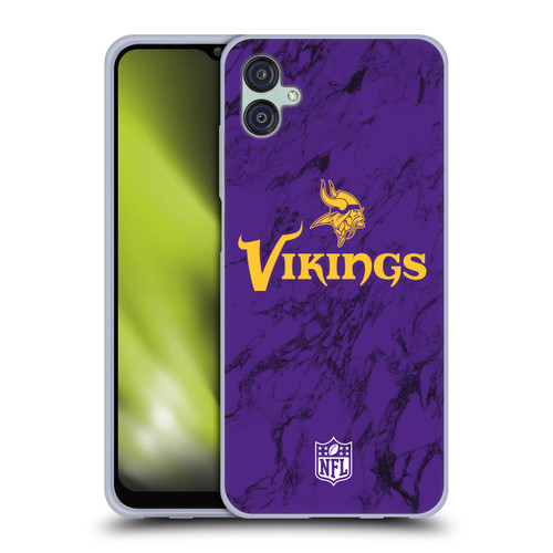 NFL Minnesota Vikings Graphics Coloured Marble Soft Gel Case for Samsung Galaxy M04 5G / A04e