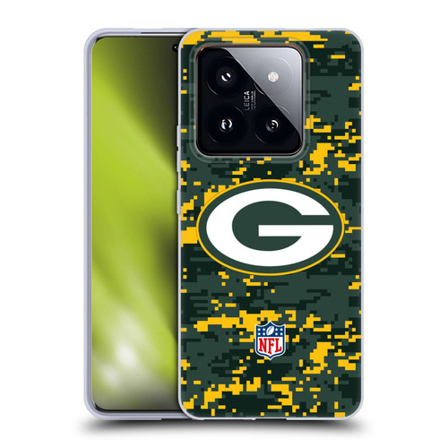 NFL Green Bay Packers Graphics Digital Camouflage Soft Gel Case for Xiaomi 14 Pro