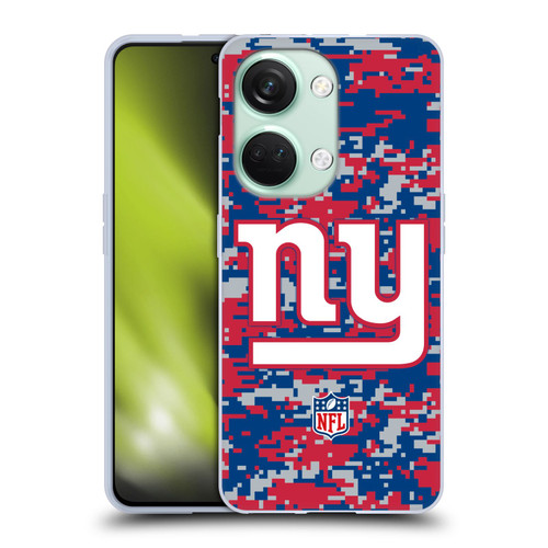 NFL New York Giants Graphics Digital Camouflage Soft Gel Case for OnePlus Nord 3 5G