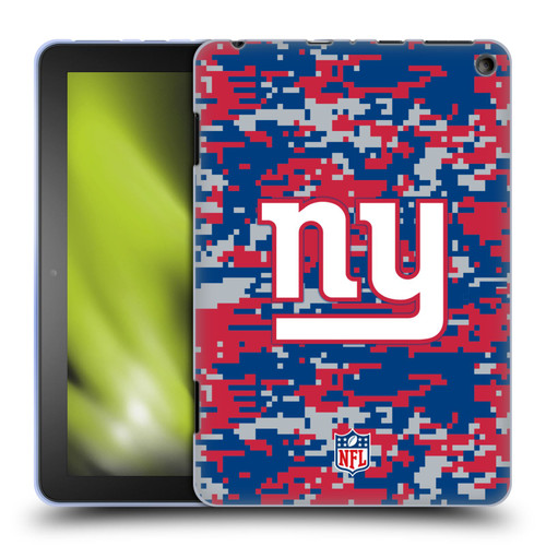 NFL New York Giants Graphics Digital Camouflage Soft Gel Case for Amazon Fire HD 8/Fire HD 8 Plus 2020