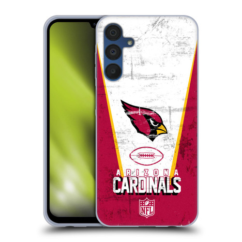 NFL Arizona Cardinals Logo Art Banner Soft Gel Case for Samsung Galaxy A15 NFL Arizona Cardinals Logo Art Banner Soft Gel Case for Samsung Galaxy A15