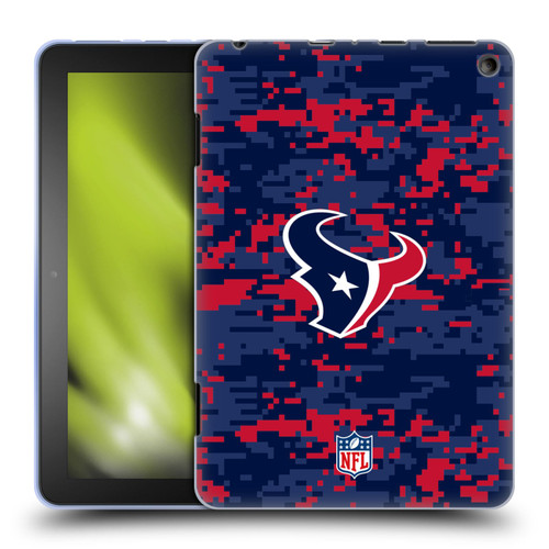 NFL Houston Texans Graphics Digital Camouflage Soft Gel Case for Amazon Fire HD 8/Fire HD 8 Plus 2020
