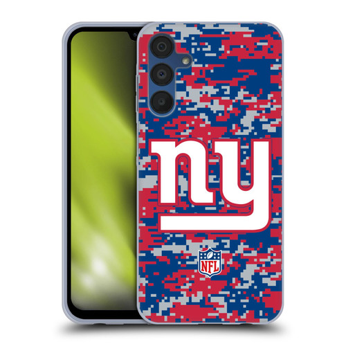 NFL New York Giants Graphics Digital Camouflage Soft Gel Case for Samsung Galaxy A15