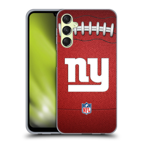 NFL New York Giants Graphics Football Soft Gel Case for Samsung Galaxy A24 4G / M34 5G