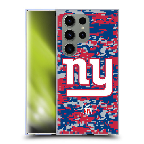 NFL New York Giants Graphics Digital Camouflage Soft Gel Case for Samsung Galaxy S24 Ultra 5G