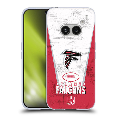 NFL Atlanta Falcons Logo Art Banner Soft Gel Case for Nothing Phone (2a)