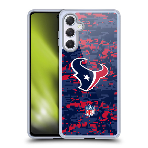 NFL Houston Texans Graphics Digital Camouflage Soft Gel Case for Samsung Galaxy M54 5G