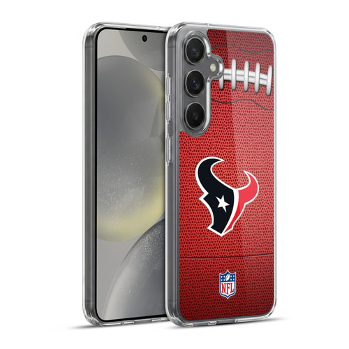 NFL Houston Texans Graphics Football Soft Gel Case for Samsung Galaxy S24+ 5G & MagSafe