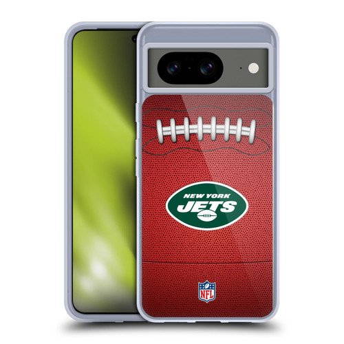 NFL New York Jets Graphics Football Soft Gel Case for Google Pixel 8