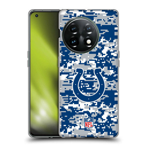 NFL Indianapolis Colts Graphics Digital Camouflage Soft Gel Case for OnePlus 11 5G