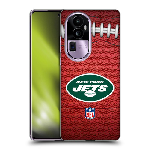 NFL New York Jets Graphics Football Soft Gel Case for OPPO Reno10 Pro+