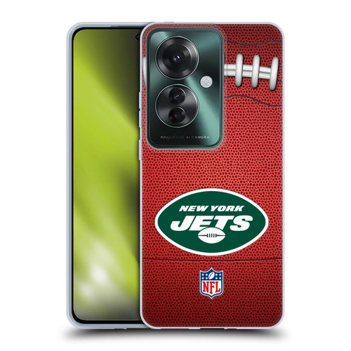 NFL New York Jets Graphics Football Soft Gel Case for OPPO Reno11 F 5G / F25 Pro 5G