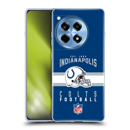 NFL Indianapolis Colts Graphics Helmet Typography Soft Gel Case for OnePlus 12R