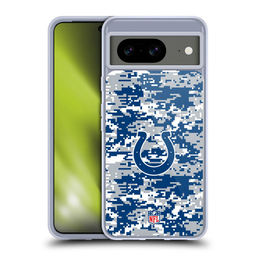 NFL Indianapolis Colts Graphics Digital Camouflage Soft Gel Case for Google Pixel 8