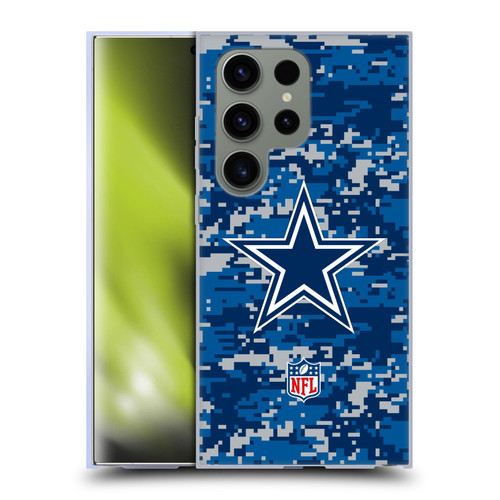 NFL Dallas Cowboys Graphics Digital Camouflage Soft Gel Case for Samsung Galaxy S24 Ultra 5G