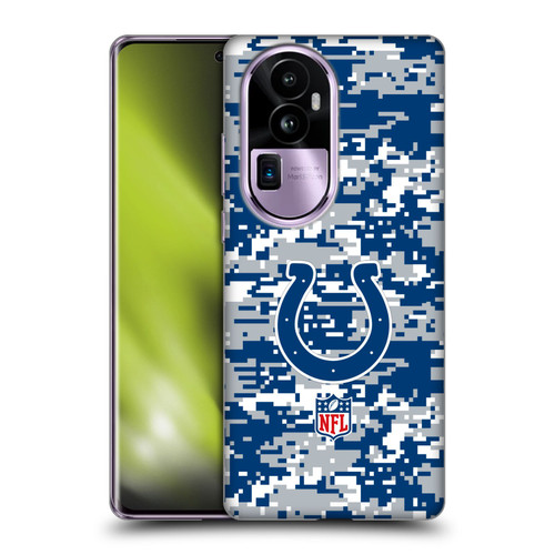 NFL Indianapolis Colts Graphics Digital Camouflage Soft Gel Case for OPPO Reno10 Pro+