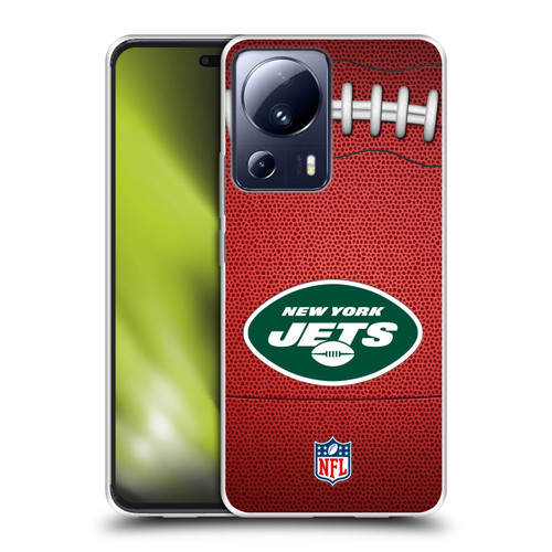 NFL New York Jets Graphics Football Soft Gel Case for Xiaomi 13 Lite 5G