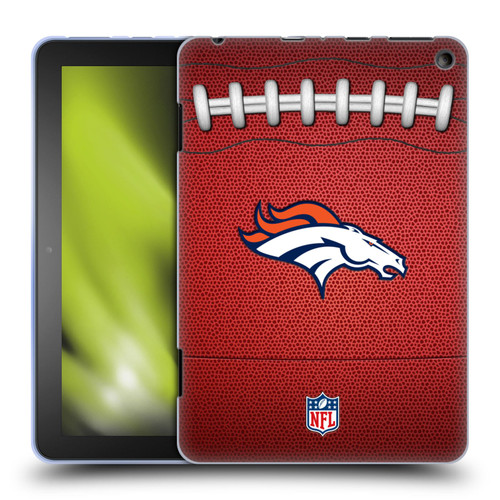 NFL Denver Broncos Graphics Football Soft Gel Case for Amazon Fire HD 8/Fire HD 8 Plus 2020
