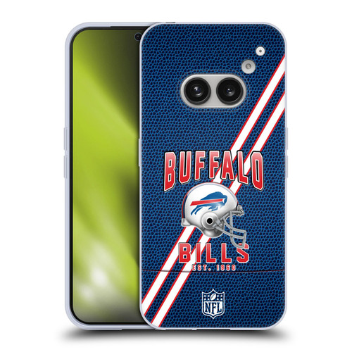 NFL Buffalo Bills Logo Art Football Stripes Soft Gel Case for Nothing Phone (2a)