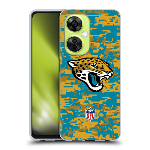 NFL Jacksonville Jaguars Graphics Digital Camouflage Soft Gel Case for OnePlus Nord CE 3 Lite 5G