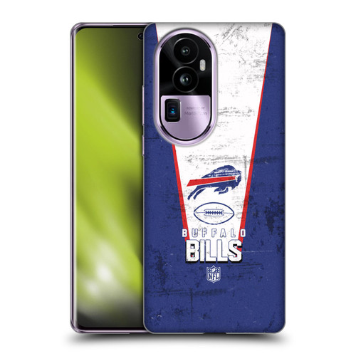 NFL Buffalo Bills Logo Art Banner Soft Gel Case for OPPO Reno10 Pro+