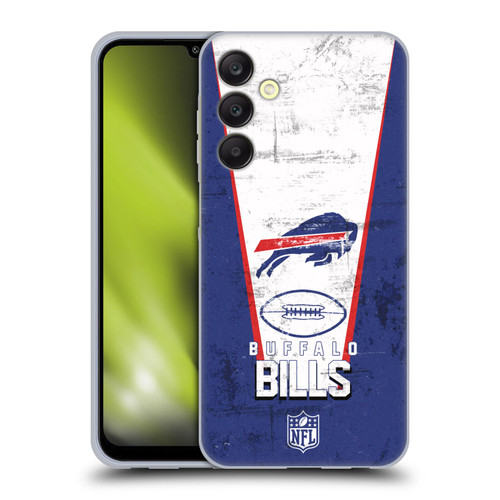 NFL Buffalo Bills Logo Art Banner Soft Gel Case for Samsung Galaxy A25 5G