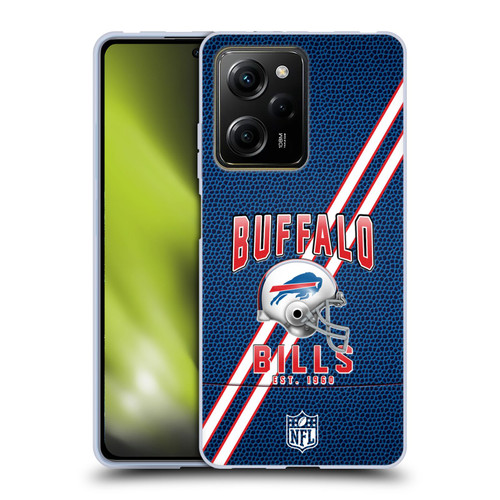 NFL Buffalo Bills Logo Art Football Stripes Soft Gel Case for Xiaomi Redmi Note 12 Pro 5G