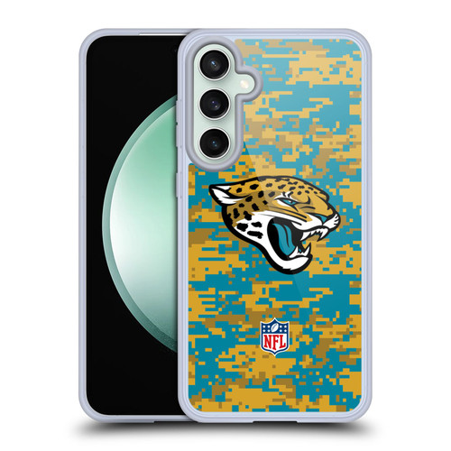 NFL Jacksonville Jaguars Graphics Digital Camouflage Soft Gel Case for Samsung Galaxy S23 FE 5G