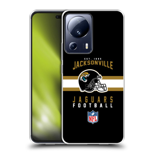 NFL Jacksonville Jaguars Graphics Helmet Typography Soft Gel Case for Xiaomi 13 Lite 5G