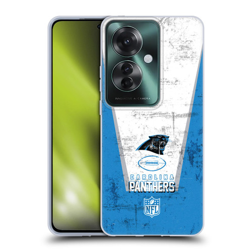 NFL Carolina Panthers Logo Art Banner Soft Gel Case for OPPO Reno11 F 5G / F25 Pro 5G