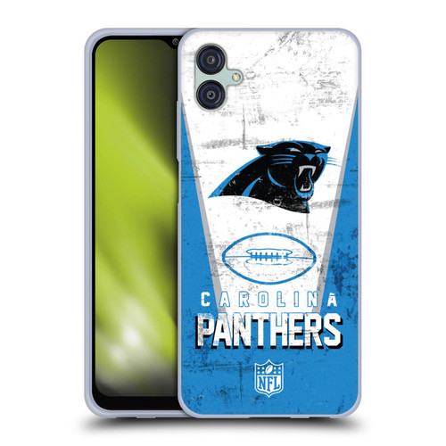 NFL Carolina Panthers Logo Art Banner Soft Gel Case for Samsung Galaxy M04 5G / A04e