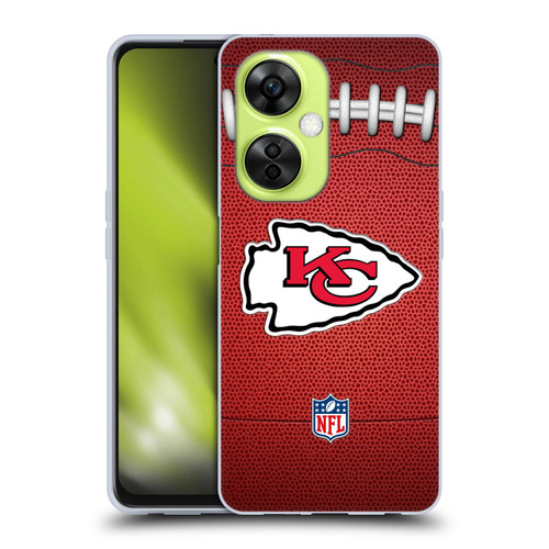NFL Kansas City Chiefs Graphics Football Soft Gel Case for OnePlus Nord CE 3 Lite 5G