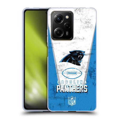 NFL Carolina Panthers Logo Art Banner Soft Gel Case for Xiaomi Redmi Note 12 Pro 5G