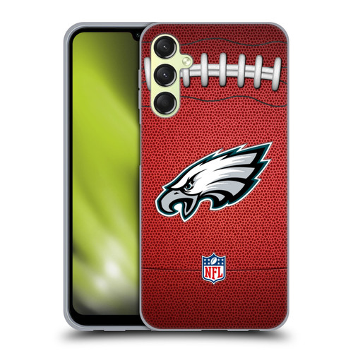 NFL Philadelphia Eagles Graphics Football Soft Gel Case for Samsung Galaxy A24 4G / M34 5G