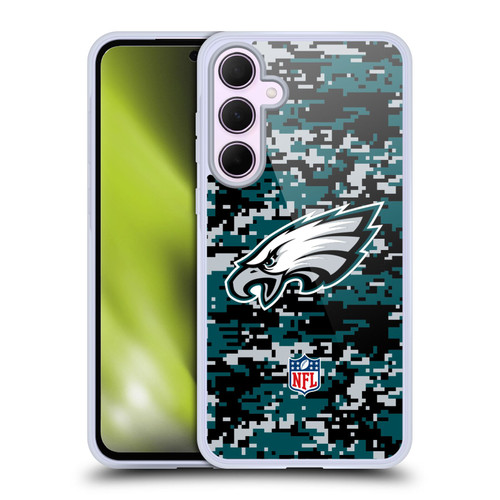 NFL Philadelphia Eagles Graphics Digital Camouflage Soft Gel Case for Samsung Galaxy A35 5G