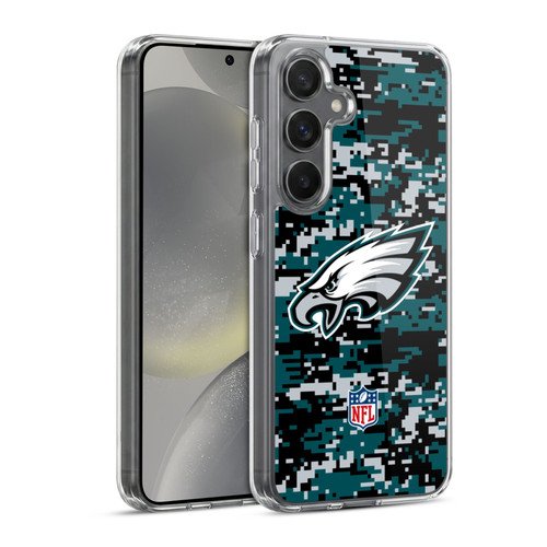 NFL Philadelphia Eagles Graphics Digital Camouflage Soft Gel Case for Samsung Galaxy S24 5G & MagSafe