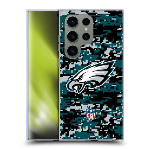 NFL Philadelphia Eagles Graphics Digital Camouflage Soft Gel Case for Samsung Galaxy S24 Ultra 5G