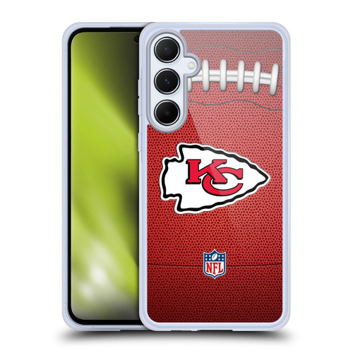 NFL Kansas City Chiefs Graphics Football Soft Gel Case for Samsung Galaxy A55 5G
