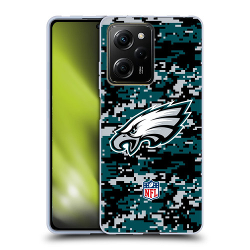 NFL Philadelphia Eagles Graphics Digital Camouflage Soft Gel Case for Xiaomi Redmi Note 12 Pro 5G