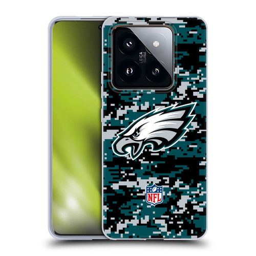NFL Philadelphia Eagles Graphics Digital Camouflage Soft Gel Case for Xiaomi 14 Pro NFL Philadelphia Eagles Graphics Digital Camouflage Soft Gel Case for Xiaomi 14 Pro